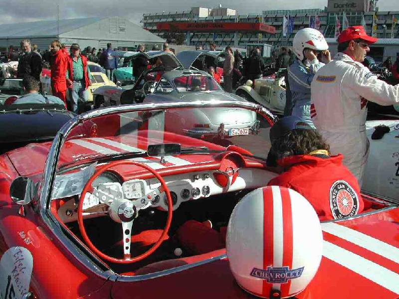 MARTINS RANCH Corvette Vintage Racing start 